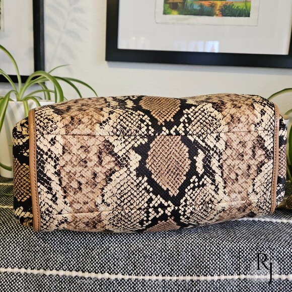 Coach Madison Phoebe Shoulder Bag β Python Snakeskin  #31502 - Picture 6 of 16